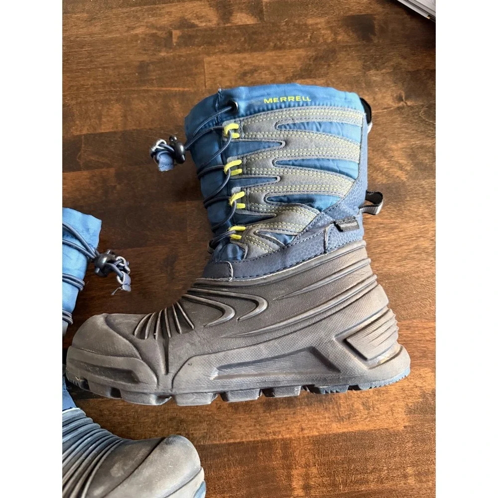 Merrell Kids Snow Quest Lite 3.0 Waterproof Boots Insulated‎ Size 13Y